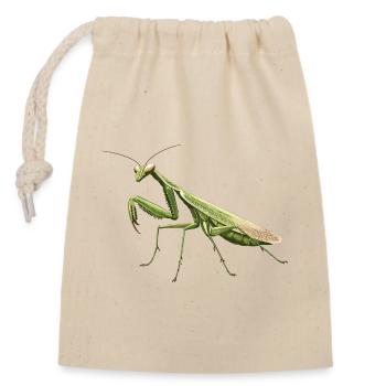 Mantes religieuses Mantes religieuses - Sac cadeau en coton avec cordon (14 x 20 cm) - nature - Devant