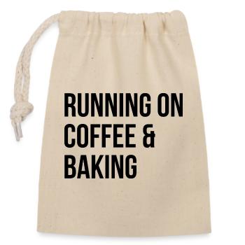 Baking - Closable cotton gift bag (14x20cm) - nature - Front