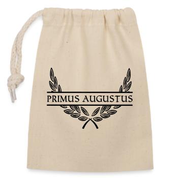 PRIMUS AUGUST Luca - Verschließbarer Geschenkbeutel aus Baumwolle (14x20cm) - Natur - Vorne