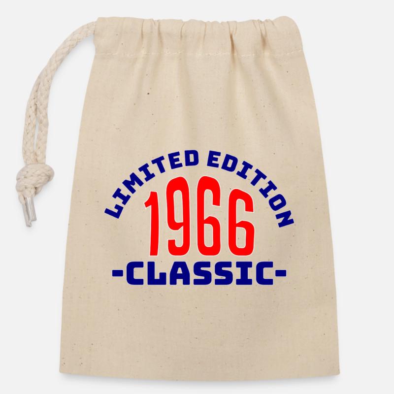 Édition Classique Limitée 1966 - Sac cadeau en coton avec cordon (14 x 20 cm) - nature