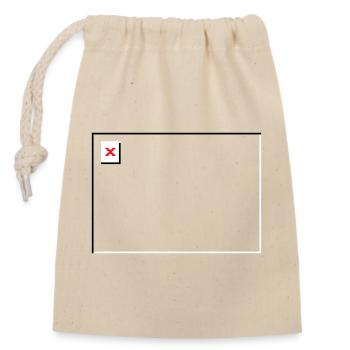Missing Image – File Not Found Landscape - Closable cotton gift bag (14x20cm) - nature - Front