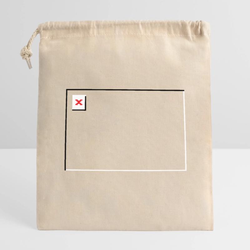 Missing Image – File Not Found Querformat Verschließbarer Geschenkbeutel aus Baumwolle (14x20cm)