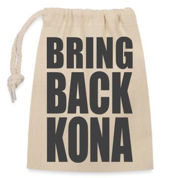 RAMENEZ KONA 2023 NATATION CYCLISME COURSE TRIATHLO - Sac cadeau en coton avec cordon (14 x 20 cm) - nature - Devant