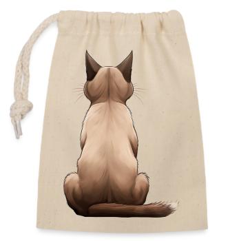 Tonkinese - Closable cotton gift bag (14x20cm) - nature - Front