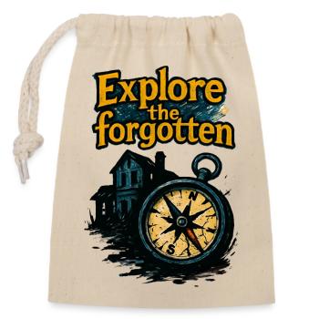 Urbex - Urban Exploration - Urban Explorer - Closable cotton gift bag (14x20cm) - nature - Front