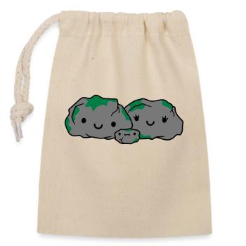 cher famille pierre papa maman - Sac cadeau en coton avec cordon (14 x 20 cm) - nature - Devant