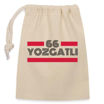 Yozgat 66 Türkei Turkiye Geschenk Urlaub TR Türk - Verschließbarer Geschenkbeutel aus Baumwolle (14x20cm) - Natur - Vorne