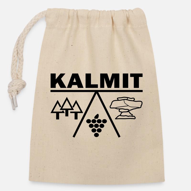 Kalmit Palatin - Sac cadeau en coton avec cordon (14 x 20 cm) - nature