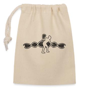 Squash Racquetball Jeu de squash Joueur de racquetball - Sac cadeau en coton avec cordon (14 x 20 cm) - nature - Devant