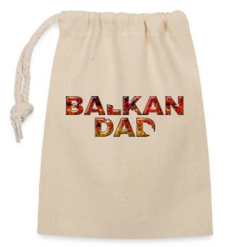Balkan Bosnia Serbia Croatia Yugoslavia Macedonia - Closable cotton gift bag (14x20cm) - nature - Front