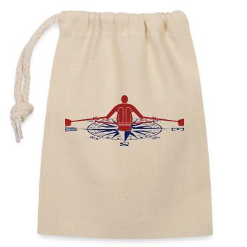 Ramer - Sac cadeau en coton avec cordon (14 x 20 cm) - nature - Devant