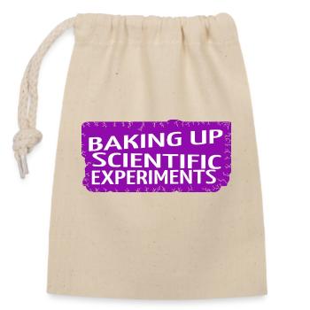 Happy Baking Ideas Outils de cuisson Cuisson - Sac cadeau en coton avec cordon (14 x 20 cm) - nature - Devant