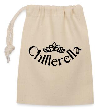 Chillerella 1 - Verschließbarer Geschenkbeutel aus Baumwolle (14x20cm) - Natur - Vorne