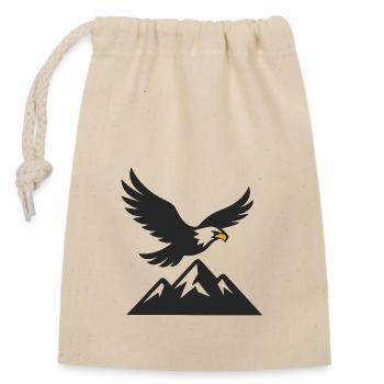 Majesty of the Skies: The World of Eagles - Closable cotton gift bag (14x20cm) - nature - Front