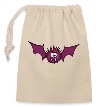 Vampire Bat - Closable cotton gift bag (14x20cm) - nature - Front