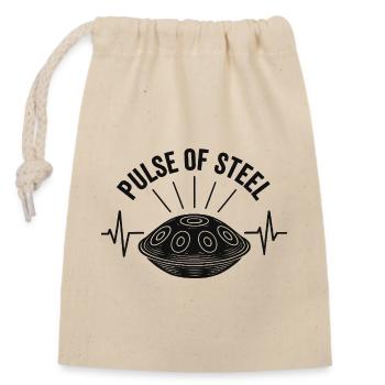 Pulse Of Steel - Sac cadeau en coton avec cordon (14 x 20 cm) - nature - Devant