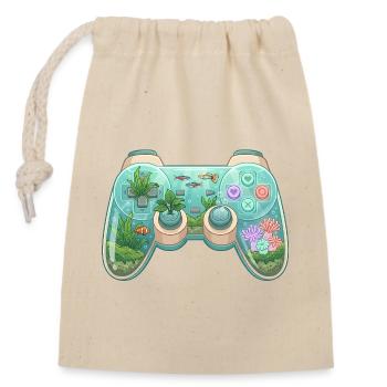 Ocean Controller - Cute Gaming Sticker - Closable cotton gift bag (14x20cm) - nature - Front