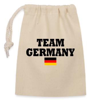 Allemagne - Sac cadeau en coton avec cordon (14 x 20 cm) - nature - Devant