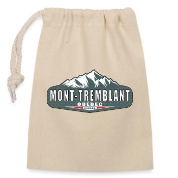 Mont-Tremblant, Québec, Kanada - Verschließbarer Geschenkbeutel aus Baumwolle (14x20cm) - Natur - Vorne