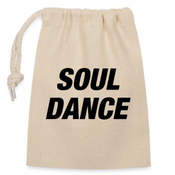 Dancing Dance Music - Closable cotton gift bag (14x20cm) - nature - Front