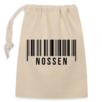Sachsen Nossen - Verschließbarer Geschenkbeutel aus Baumwolle (14x20cm) - Natur - Vorne