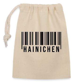 Sachsen Hainichen - Verschließbarer Geschenkbeutel aus Baumwolle (14x20cm) - Natur - Vorne