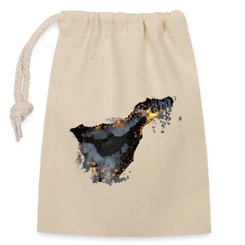 TENERIFE NIGHT - Closable cotton gift bag (14x20cm) - nature - Front