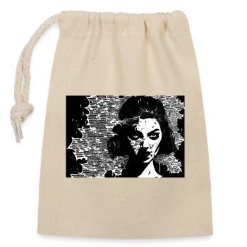 Trinity #1 - Closable cotton gift bag (14x20cm) - nature - Front