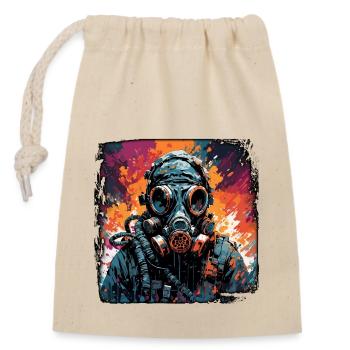 Apocalypse / Doomsday / Destruction / Anarchy - Closable cotton gift bag (14x20cm) - nature - Front