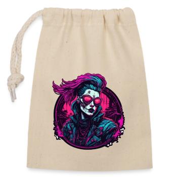 Gothic / Darkness / Mysticism / Shadow / Horror - Closable cotton gift bag (14x20cm) - nature - Front