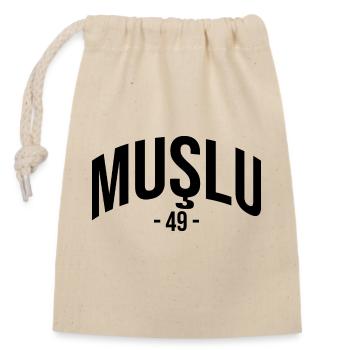 Mus 49 Turquie Turquie Turquie Cadeau Vacances TR Türk - Sac cadeau en coton avec cordon (14 x 20 cm) - nature - Devant