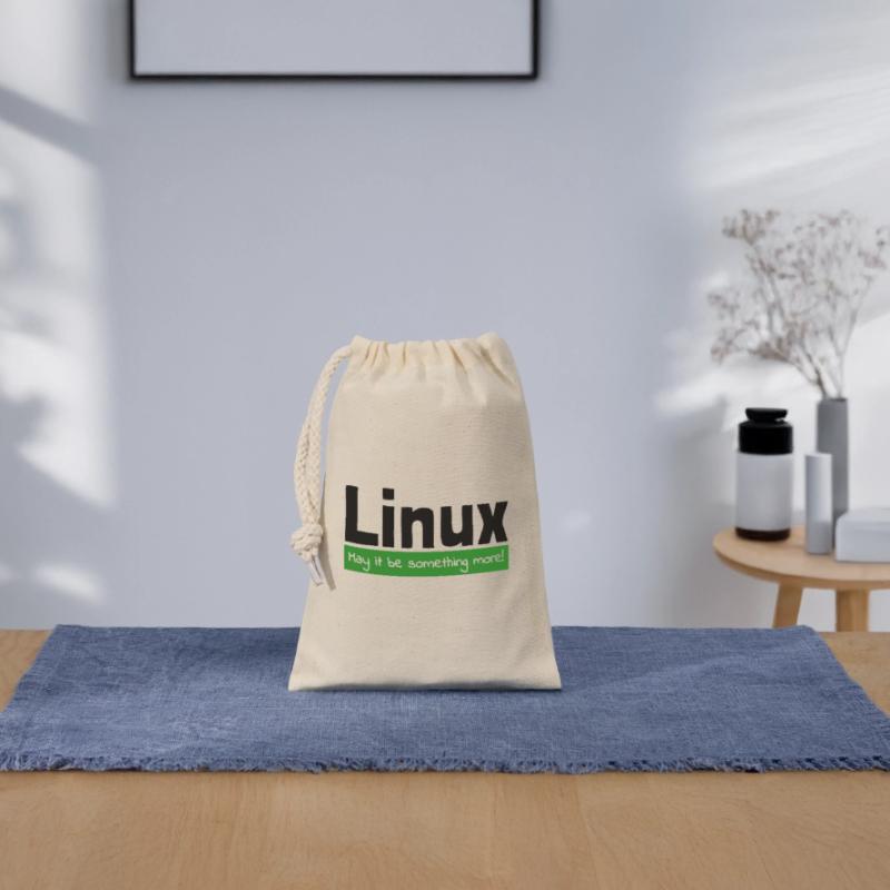 Linux Computer Computerarbeit witzige Sprüche Nerd Verschließbarer Geschenkbeutel aus Baumwolle (14x20cm)