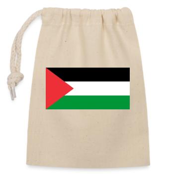 Palestine - Sac cadeau en coton avec cordon (14 x 20 cm) - nature - Devant