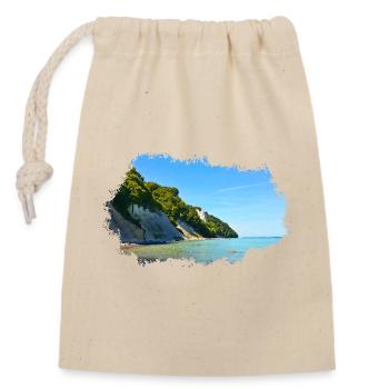Île de Rügen Mer Baltique - Sac cadeau en coton avec cordon (14 x 20 cm) - nature - Devant