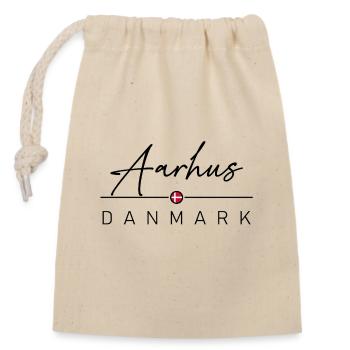 Dänemark - Aarhus - Danemark - Sac cadeau en coton avec cordon (14 x 20 cm) - nature - Devant
