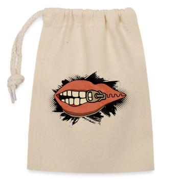La ferme - Sac cadeau en coton avec cordon (14 x 20 cm) - nature - Devant