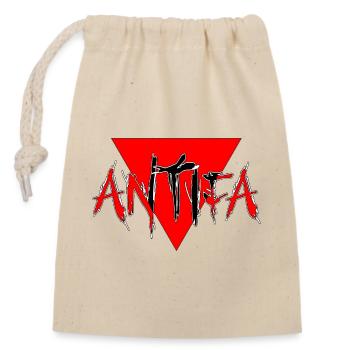 Antifa - Closable cotton gift bag (14x20cm) - nature - Front