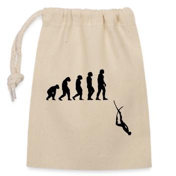 Evolution Apnée Plongée - Sac cadeau en coton avec cordon (14 x 20 cm) - nature - Devant