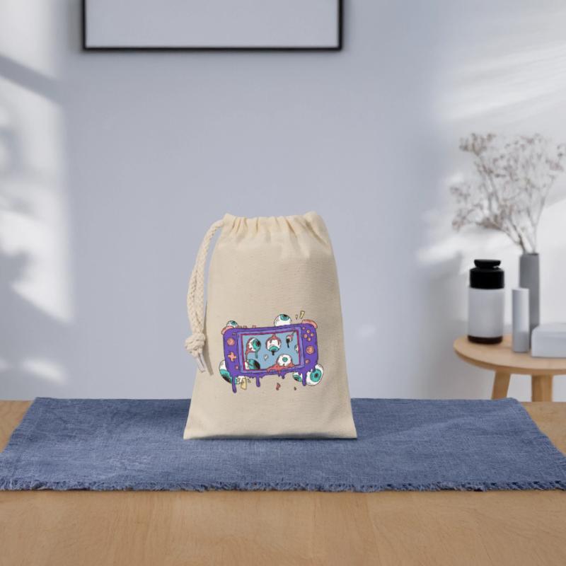 ZOMBIE GAME CONSOLE GAME CONTROLLER Closable cotton gift bag (14x20cm)