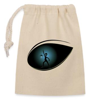 Fièvre exotique - Sac cadeau en coton avec cordon (14 x 20 cm) - nature - Devant