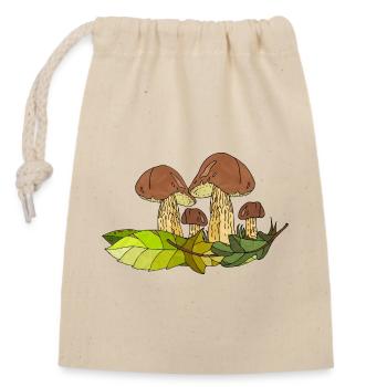 Fungi - Closable cotton gift bag (14x20cm) - nature - Front