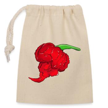 7 Pot Primo - Sac cadeau en coton avec cordon (14 x 20 cm) - nature - Devant