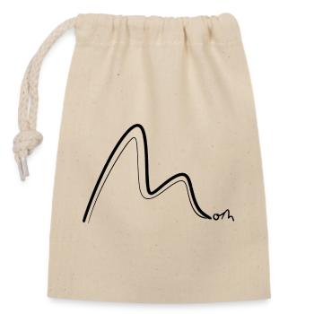 Maman Fête des mères - Sac cadeau en coton avec cordon (14 x 20 cm) - nature - Devant