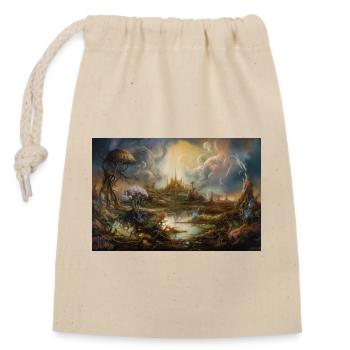 Epic Fantasyland 1 Geschenk - Verschließbarer Geschenkbeutel aus Baumwolle (14x20cm) - Natur - Vorne