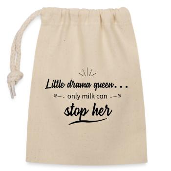 Dictons de bébé - Sac cadeau en coton avec cordon (14 x 20 cm) - nature - Devant