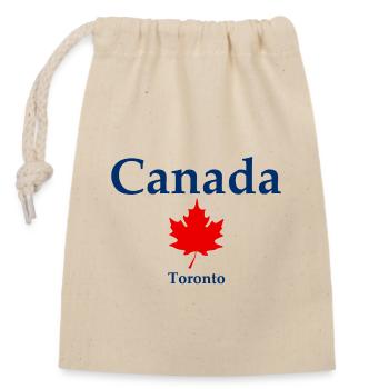Toronto - Ontario - Canada - Kanada - Verschließbarer Geschenkbeutel aus Baumwolle (14x20cm) - Natur - Vorne
