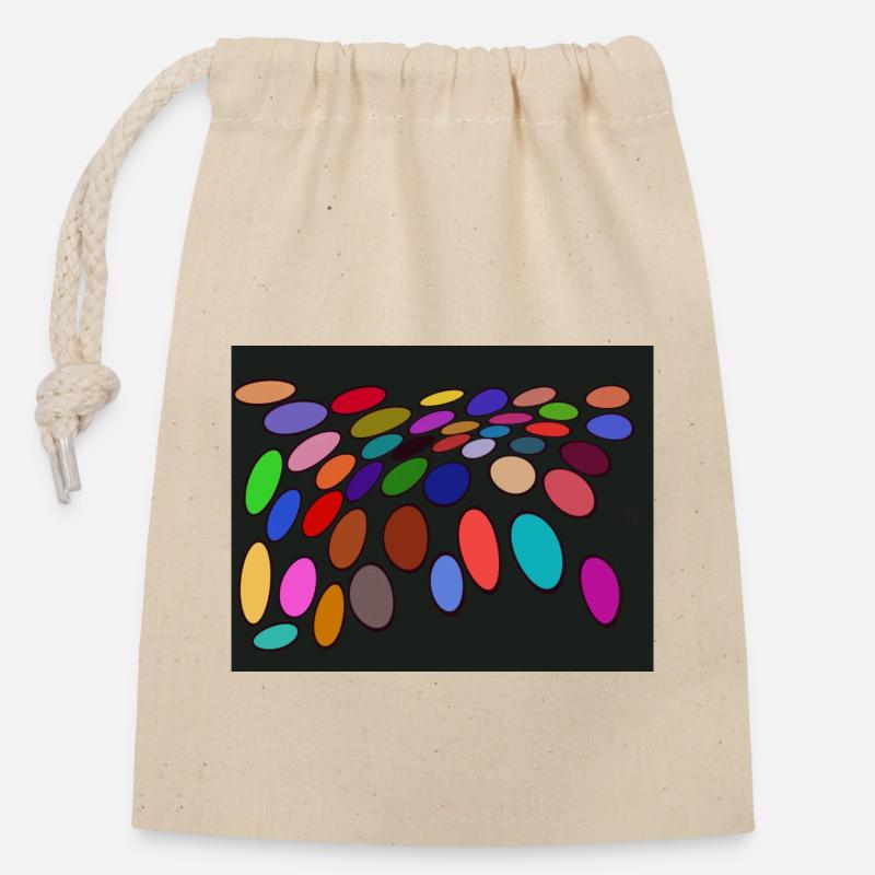 Anula - Closable cotton gift bag (14x20cm) - nature