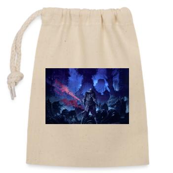 Le cimetière - Sac cadeau en coton avec cordon (14 x 20 cm) - nature - Devant