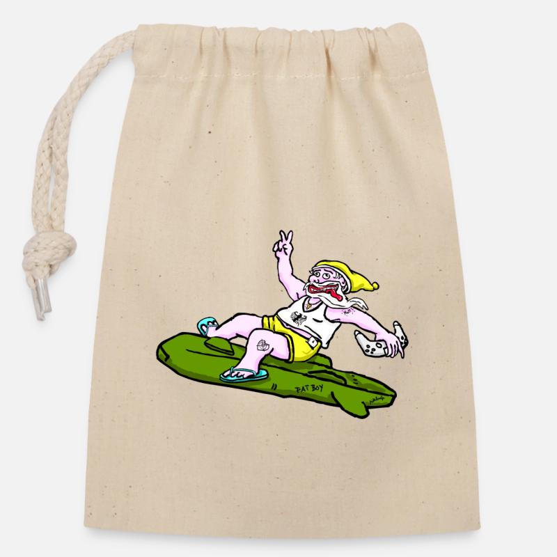Fatboy - Closable cotton gift bag (14x20cm) - nature