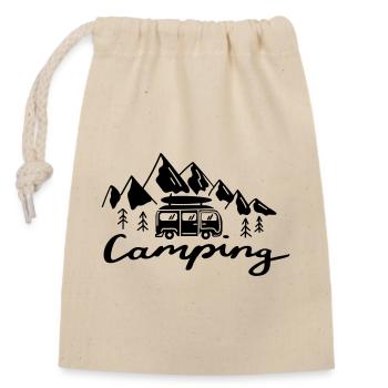 Mountain Cruiser Tee - Camper - Verschließbarer Geschenkbeutel aus Baumwolle (14x20cm) - Natur - Vorne